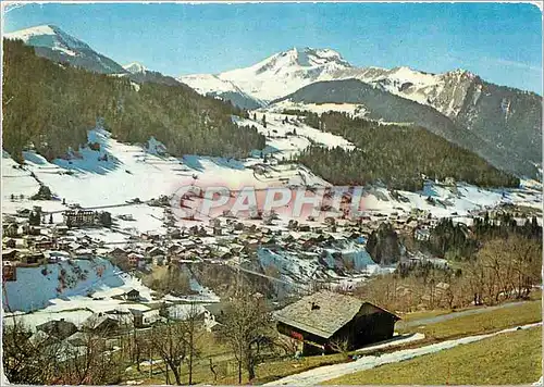 Cartes postales moderne Morzine Haute Savoie Vue generale Le Roc d'Enfer