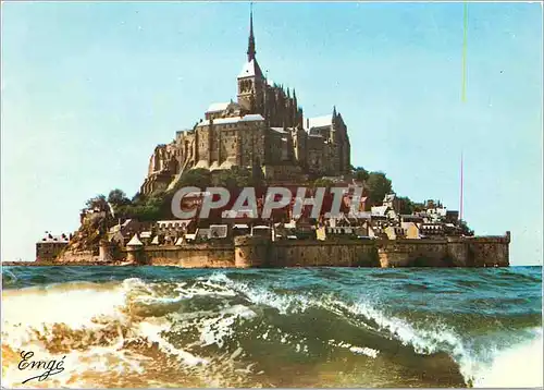 Cartes postales moderne Cote d'Emeraude Le Mont St Michel Merveille de l'Occident