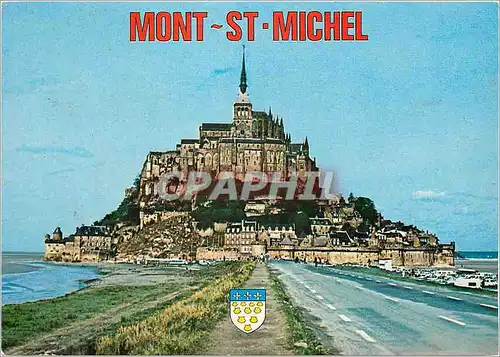 Moderne Karte Mont St Michel