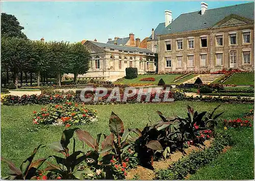 Moderne Karte Mortagne au Perche Orne L'Hotel de Ville et le jardin public