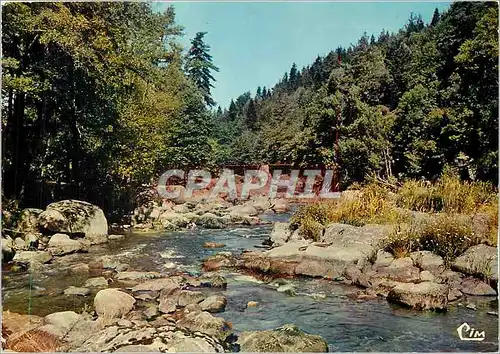 Moderne Karte La Haute Loire Touristique Le Lignon a travers la Foret Coinideal pour la peche a la truite