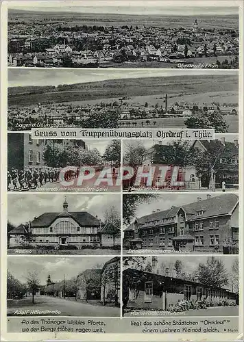 Cartes postales moderne Gruss vom Truppenubunsplatz Ohrdruf i Thur