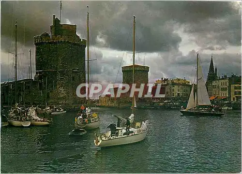 Moderne Karte La Rochelle Ch Mme Le Port et les Tours