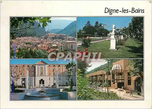 Cartes postales moderne Digne les Bains Alpes de Hte Prov L'Hotel de Ville L'Etablissement Thermal
