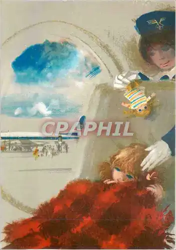 Cartes postales moderne Polskie Linie Lotnicze Lot Polish Airlines Avion Aviation