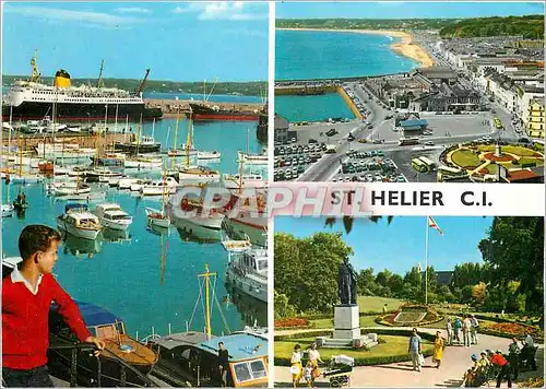 Cartes postales moderne St Helier CI The Pittoresque capital a place of unending interest for the visitor