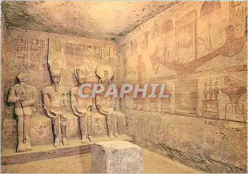 Moderne Karte Abu Simbel Le Sanctuaire dans le grand temple