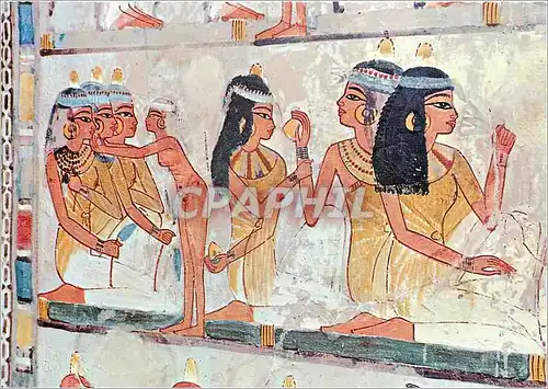 Cartes postales moderne Luxor Tombes des Nobles Peintures murales dans le tombeau du Nakht