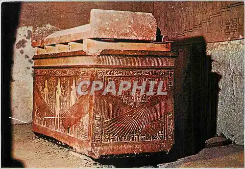 Moderne Karte Tomb of King Haremhab Sarcophage au tombeau de Haremhab