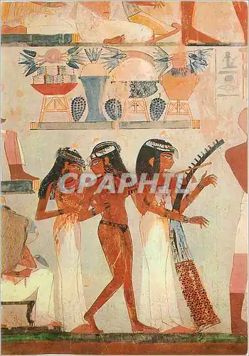 Moderne Karte Thebes Tombeau de Nakht Danseuses et Musiciennes