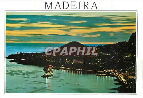 Moderne Karte Funchal Madeira Vue occidentale