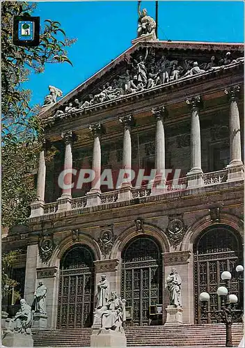 Cartes postales moderne Madrid Edifice de Bibliotheque et Musees