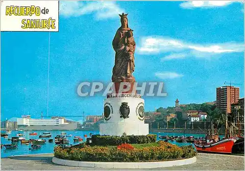 Cartes postales moderne Santurce Vizcaya Monumento a la Virgen del Carmen