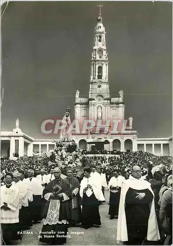 Cartes postales moderne Fatima Procession avec la Statue de Notre Dame