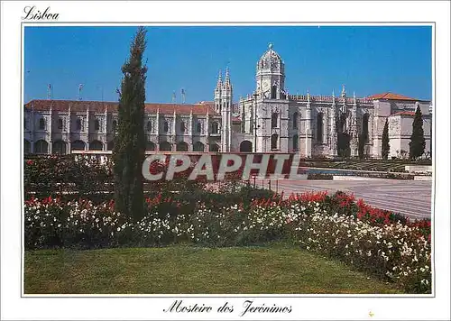 Moderne Karte Lisboa Portugal Monastere des Jeronimos