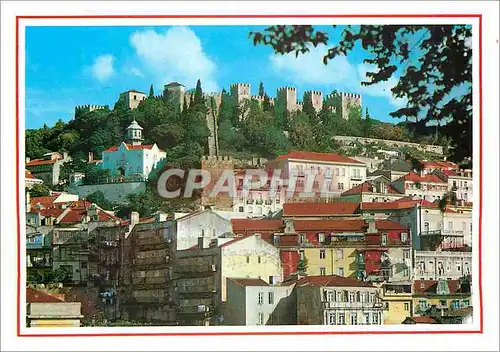 Cartes postales moderne Lisboa Portugal Chateau de St Georges