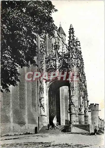 Cartes postales moderne Albi Tarn L'Entree de la Cathedrale Ste Cecile