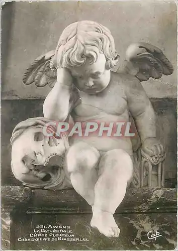 Cartes postales moderne Amiens La Cathedrale L'Ange Pleursur Chef d'oeuvre de Blasserlill