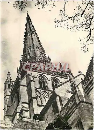 Cartes postales moderne Cathedrale d'Autun Fleche du Cardinal Rolin