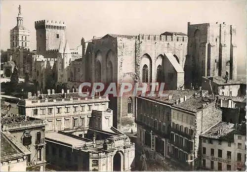 Cartes postales moderne Avignon Palais des Papes Cote Sud