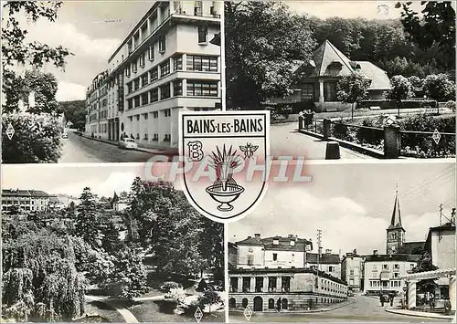 Moderne Karte Souvenir de Bains les Bains