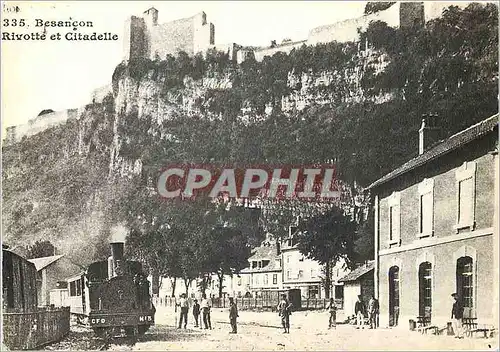 Cartes postales moderne Besancon Rivotte et Citadelle