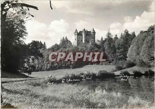 Cartes postales moderne Bort Correze Sur le lac du Barrage Le Chateau de Val