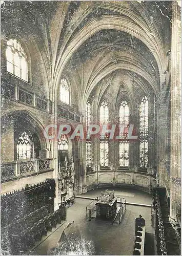 Moderne Karte Bourg en Bresse Ain Eglise de Brou Le Choeur