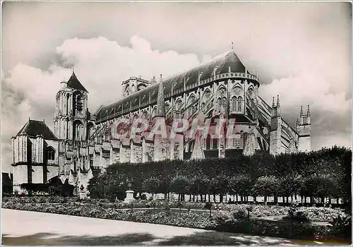Moderne Karte Bourges Cher Cathedrale St Etienne Vue d'ensemble prise du Sud Est