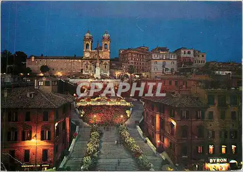 Cartes postales moderne Roma Place d'Espagne et Trinita del Monti