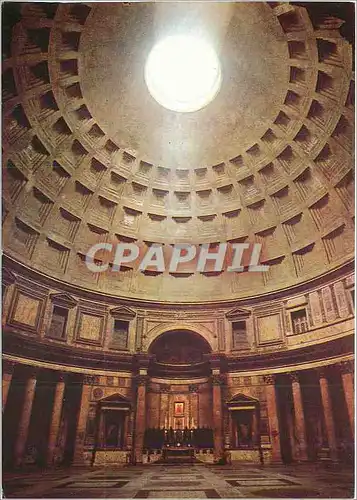 Moderne Karte Roma Le Pantheon Interieur