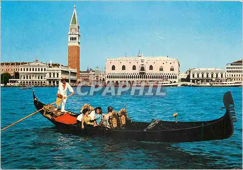 Cartes postales moderne Venezia Panorama du Bassin de S Marc