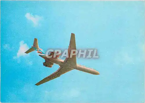 Cartes postales moderne Polish Airlines Intercontinental Fan Het Llyushin