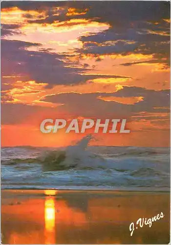 Cartes postales moderne Visage des Landes Eclats de lumiere sur l'Ocean