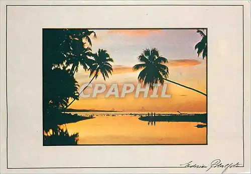 Cartes postales moderne Coucher de soleil