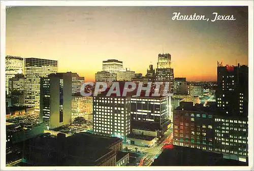 Cartes postales moderne Sunset in the sixth largest city in the nation Houston Texas