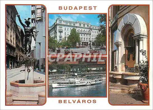 Moderne Karte Budapest Belvaros