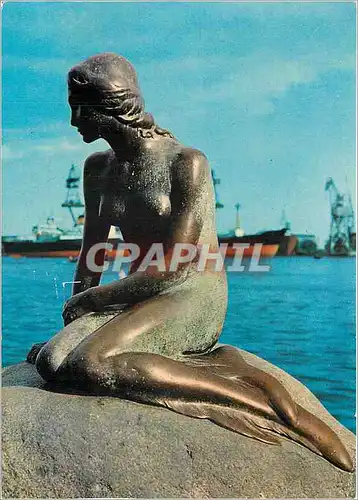 Cartes postales moderne Copenhague La petite Sirene