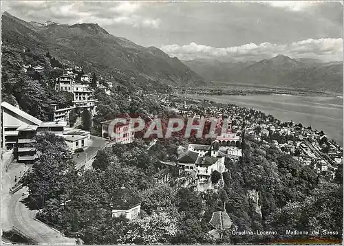 Moderne Karte Orselina Locarno Madonna del Sasso