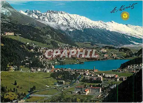 Cartes postales moderne St Moritz Bad und Dorf