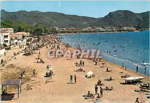 Moderne Karte Costa Brava Rosas Plage