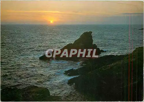 Cartes postales moderne La Bretagne Pittoresque Crepuscule sur la Cote Sauvage