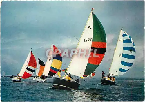 Moderne Karte Bateaux de Plaisance Voiliers Flotille d'Arpeges