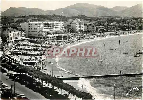 Cartes postales moderne St Jean de Luz BP La Plage et les Trois Couronnes