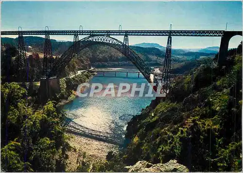 Cartes postales moderne L'Auvergne Touristique Vallee de la Truyere Le Grand Viaduct de Garabit Cantal