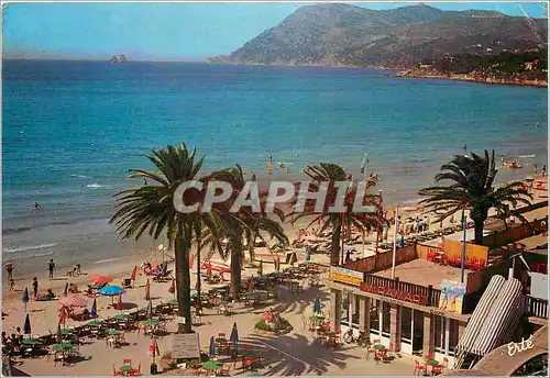 Cartes postales moderne Cote d'Azur Les Sablettes dont le nom eveque la belle plage de sable fin qui s'etend jusqu'n Mar