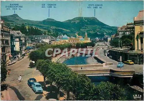 Cartes postales moderne La Bourboule P du D Vue sur la Dordogne