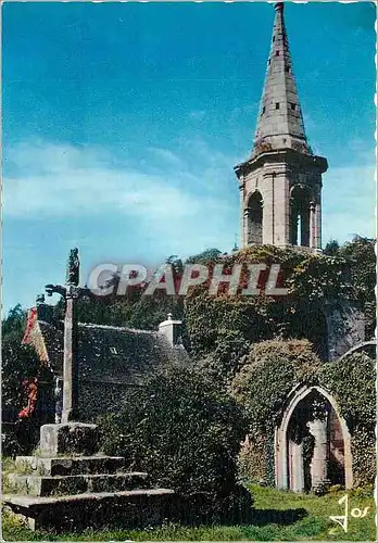 Moderne Karte La Bretagne en Couleurs La chapelle du Pont Christ en Bretagne interieure