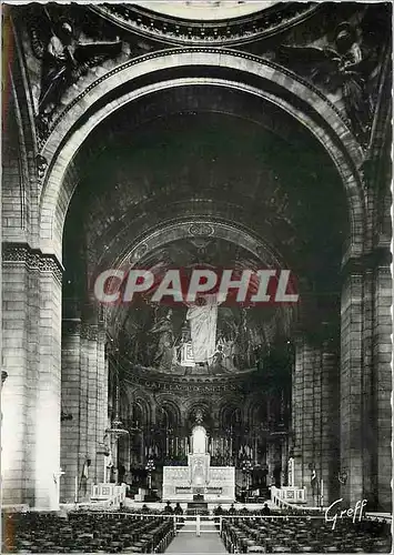 Cartes postales moderne Paris Basilique du Sacre Coeur de Montmartre Le Choeur