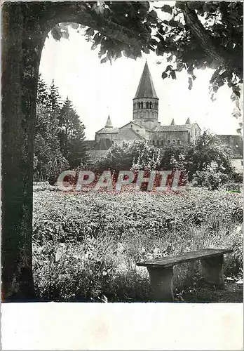 Moderne Karte Paray le Monial Saone et Loire Basilique du Sacre Coeur vu du Jardin du Monastere de la Visitati